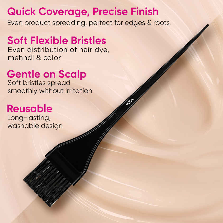 VEGA Hair Coloring Comb With Dye Hair Brush | For Men And Women | (MB-03)