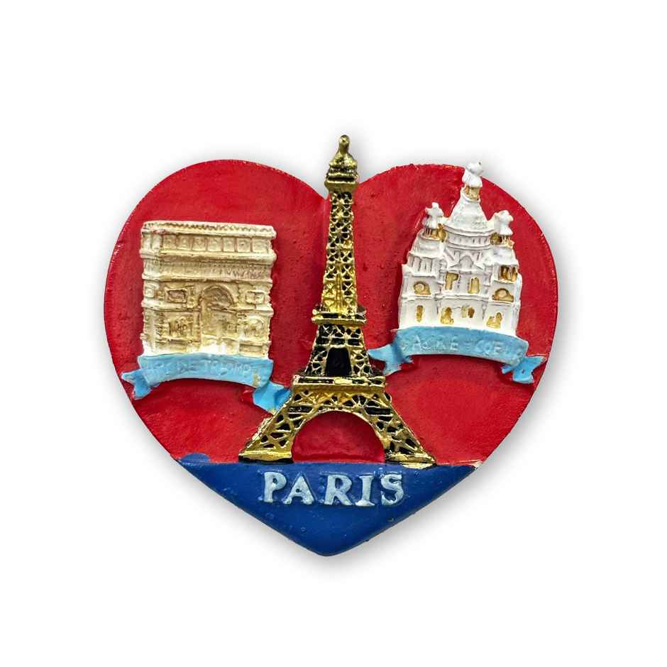 Chrome Paris 3D Fridge Magnet