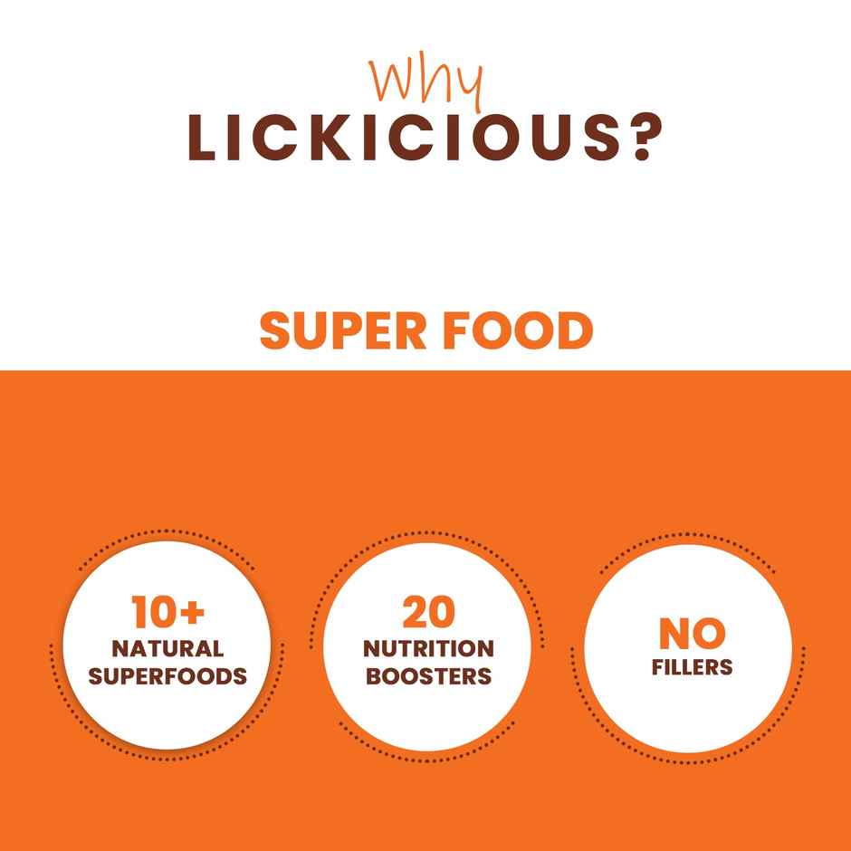 LICKICIOUS Dog Nutrition Topper for Dogs