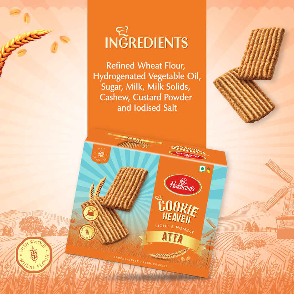 Haldiram's Cookie Heaven Atta Cookies