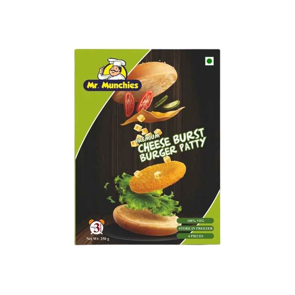 Mr. Munchies Premium Cheese Burst Burger Patty