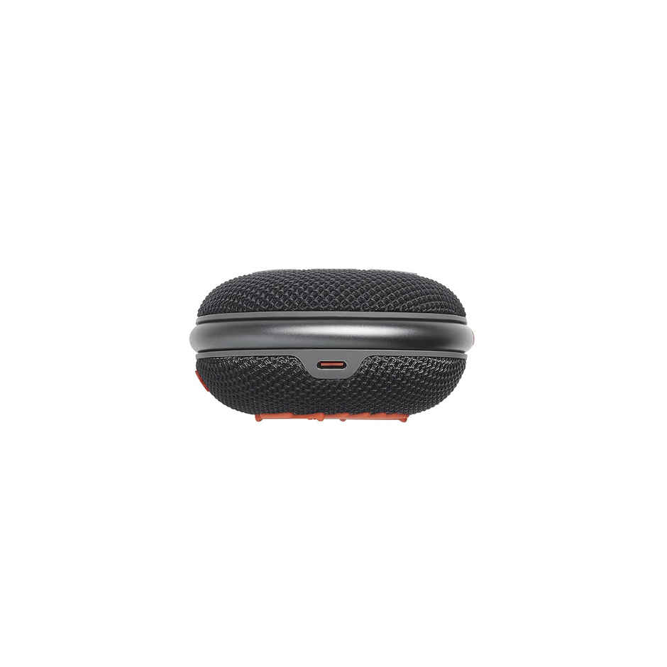 JBL Clip 4, Wireless Ultra Portable Bluetooth Speaker (Without Mic, Black & Orange)