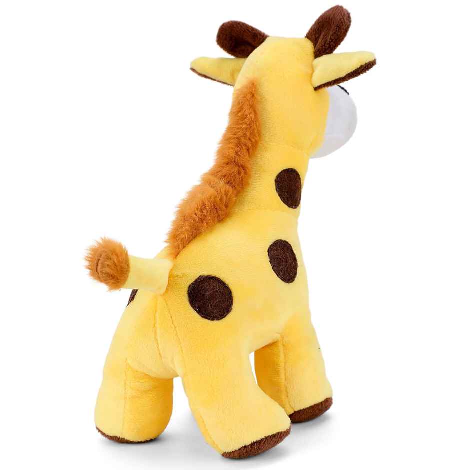 Webby Plush Standing Giraffe Soft Toys for Kids 22 CM (Yellow)