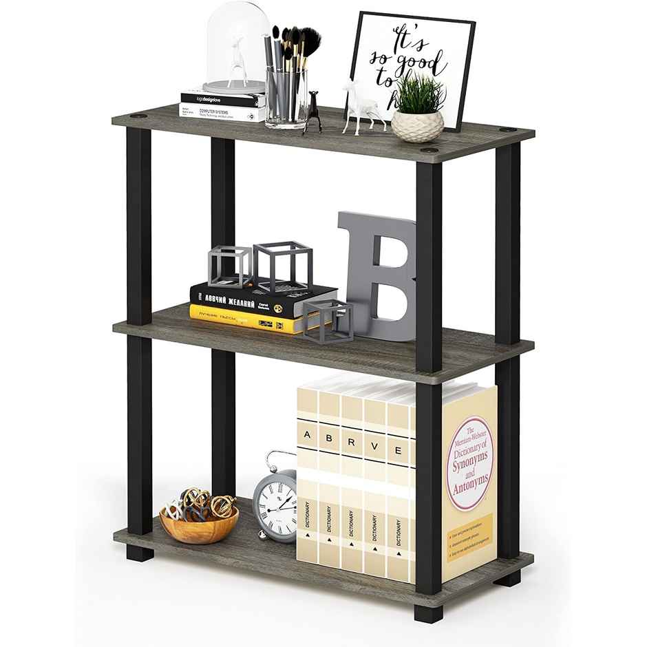 Arlavya Standing 3 tier Engineered Wood Utility Storage Shelf & Display Organizer for Home