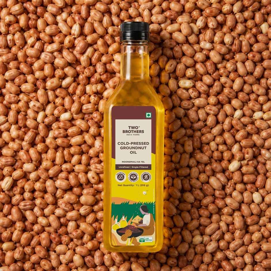 Two Brothers Groundnut Oil Cold-Pressed Single-Filtered