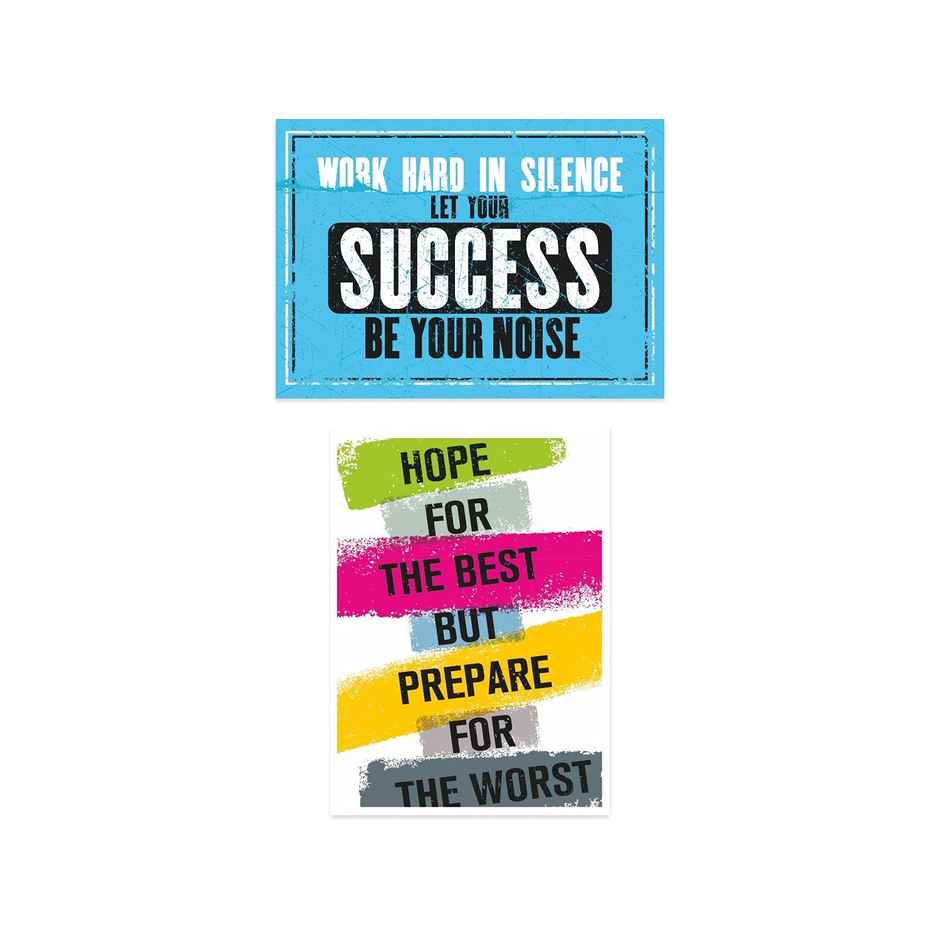 Paper Plane Design Wall Posters For Office Decor | Set of 10 | Size | 12 Inch x 18 Inch | D48
