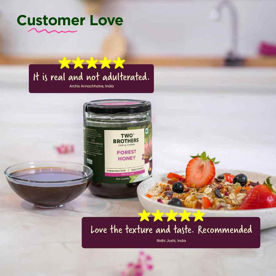Two Brothers Multifloral Forest Honey Unpasteurized Raw Honey