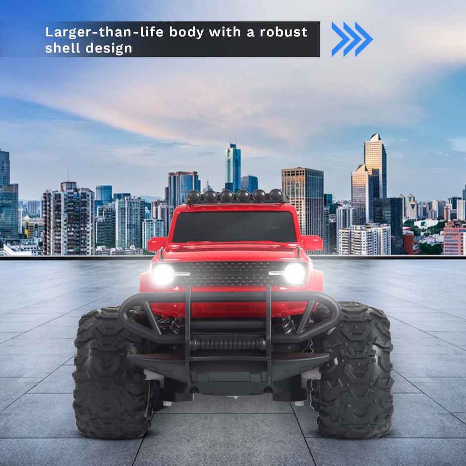 Race N Roll Off Roader Rechargeable Remote Control Monster Truck - For Red