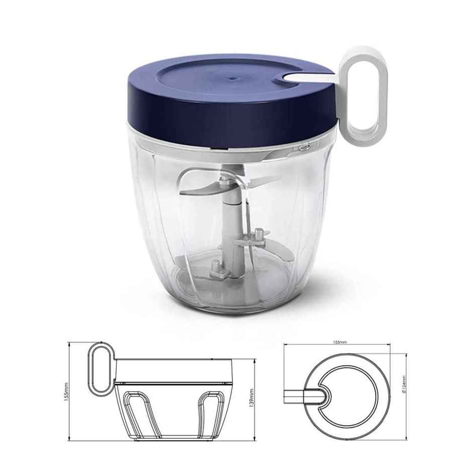 Ambition Transparent Chopper | 1100 ml With Surgical Blade - Assorted