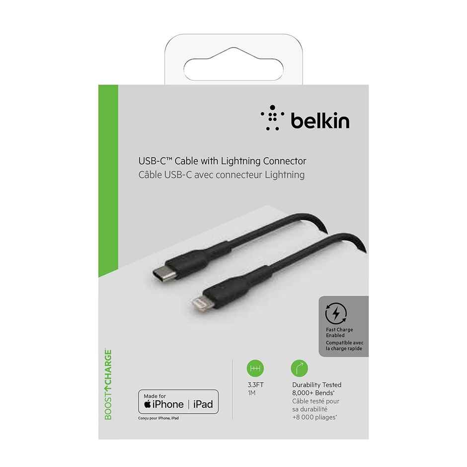Belkin Lightning To Type C Cable | 1 m | Black