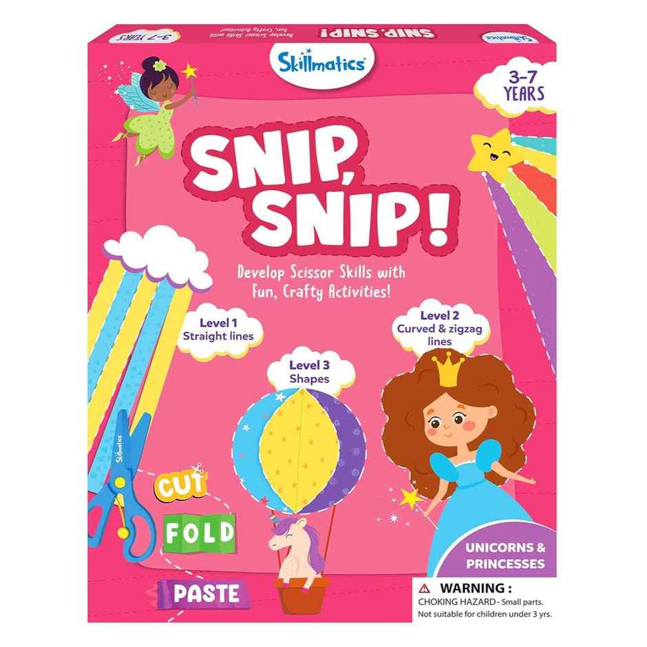 Skillmatics Snip Snip -Unicorn & Princesses