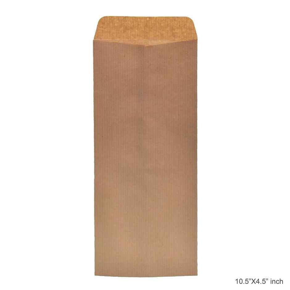 Paperbees Brown Envelope | Size 9 point 5inch 4 point 5inch | Thickness 100 GSM