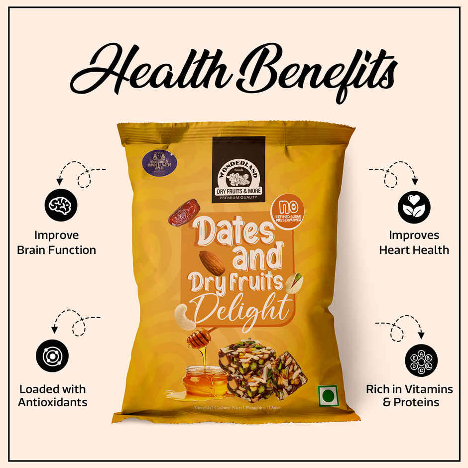 Wonderland Foods Vrat Dates & Dry Fruits Delight
