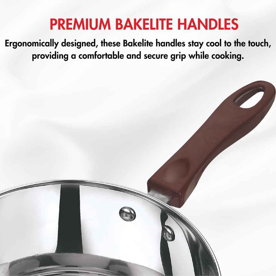 Vinod 2Pc Milkpan Set 1 L & 1.6 L (Induction Friendly)