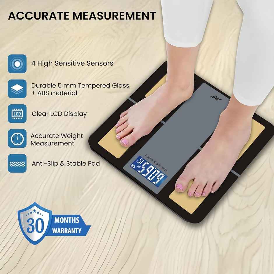 Ant Zigma Digital Smart Weighing Scale For Body Weight | 1 pc