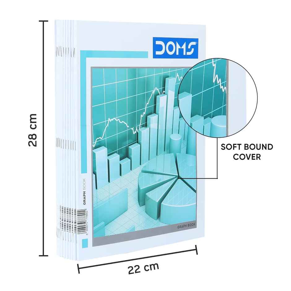 Doms Graph Book - (28 cm x 22 cm)