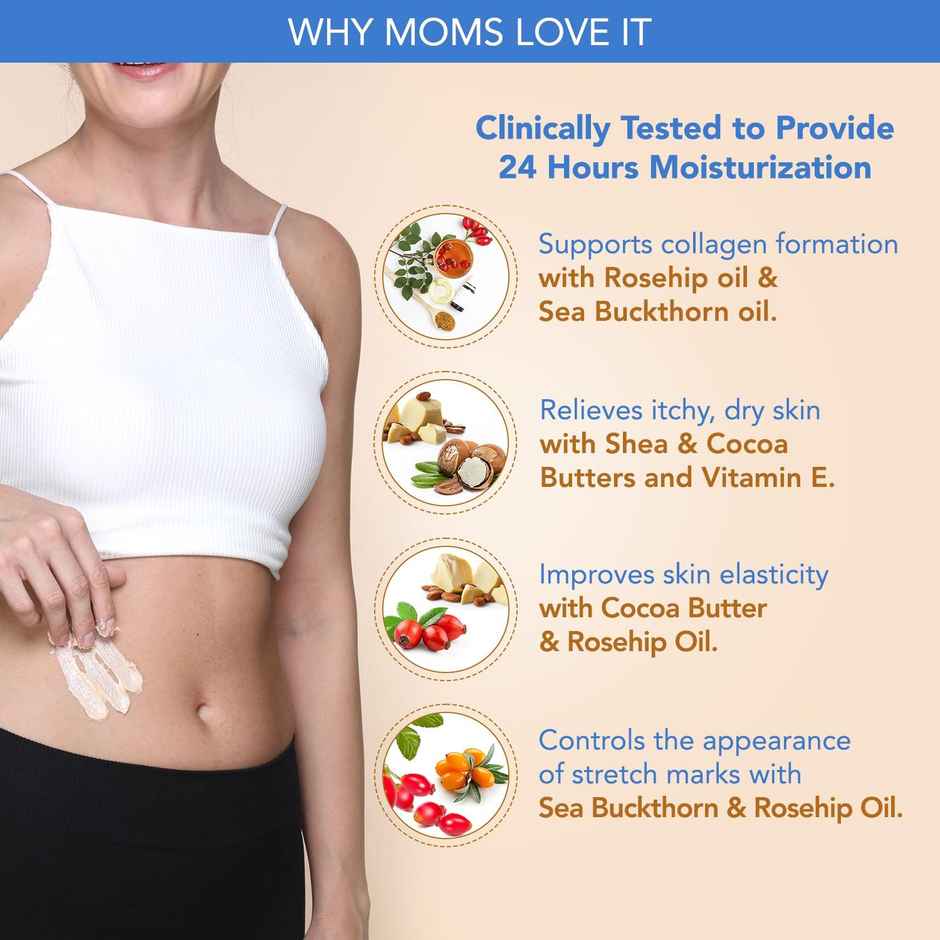 The Moms Co. All Natural, Complete Care Solution For Stretch Marks For Women