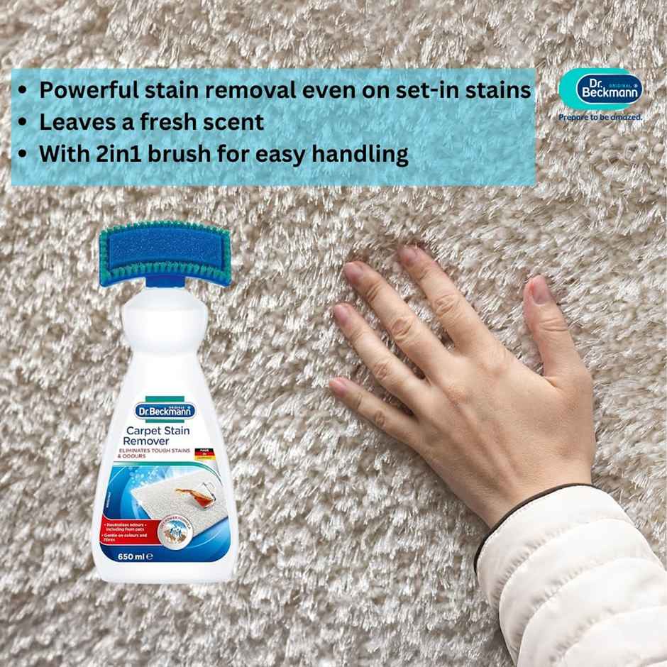 Dr. Beckmann Original Carpet Stain Remover | Includes Applicator Brush