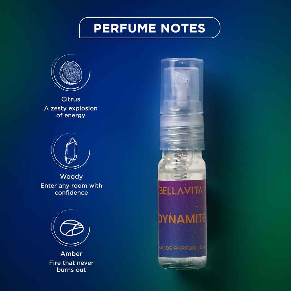 BellaVita Dynamite Unisex EDP Perfume FOR Men and Women