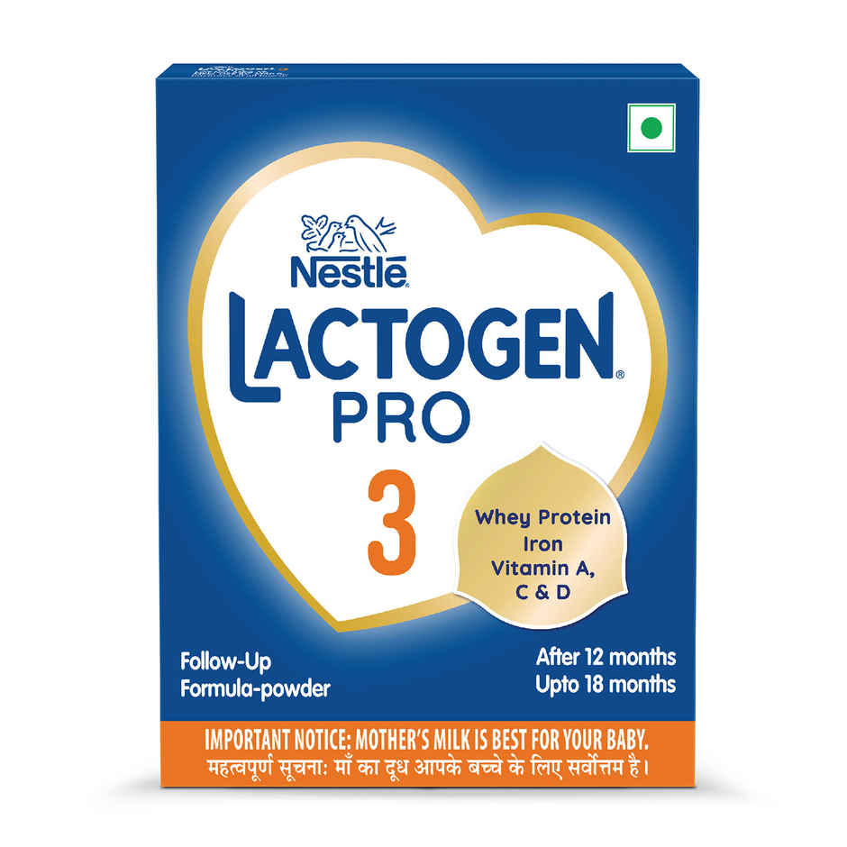 Nestle Lactogen Pro 3 Powder | Follow-Up Formula With Iron | After 12 Months Up To 18 Months