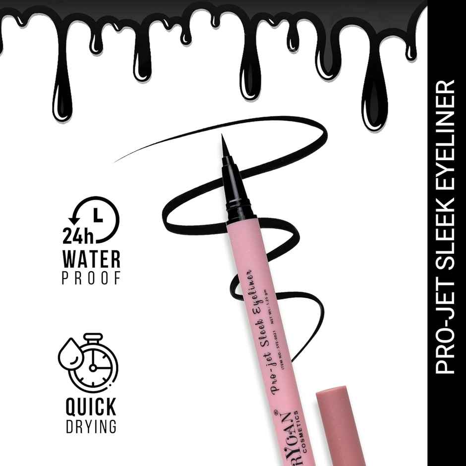 Shryoan Pro-Jet Sleek Black Eyeliner