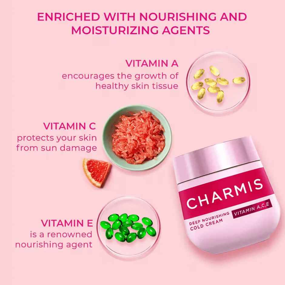 Charmis Vitamin A,C,E Deep Nourishing Cold Cream