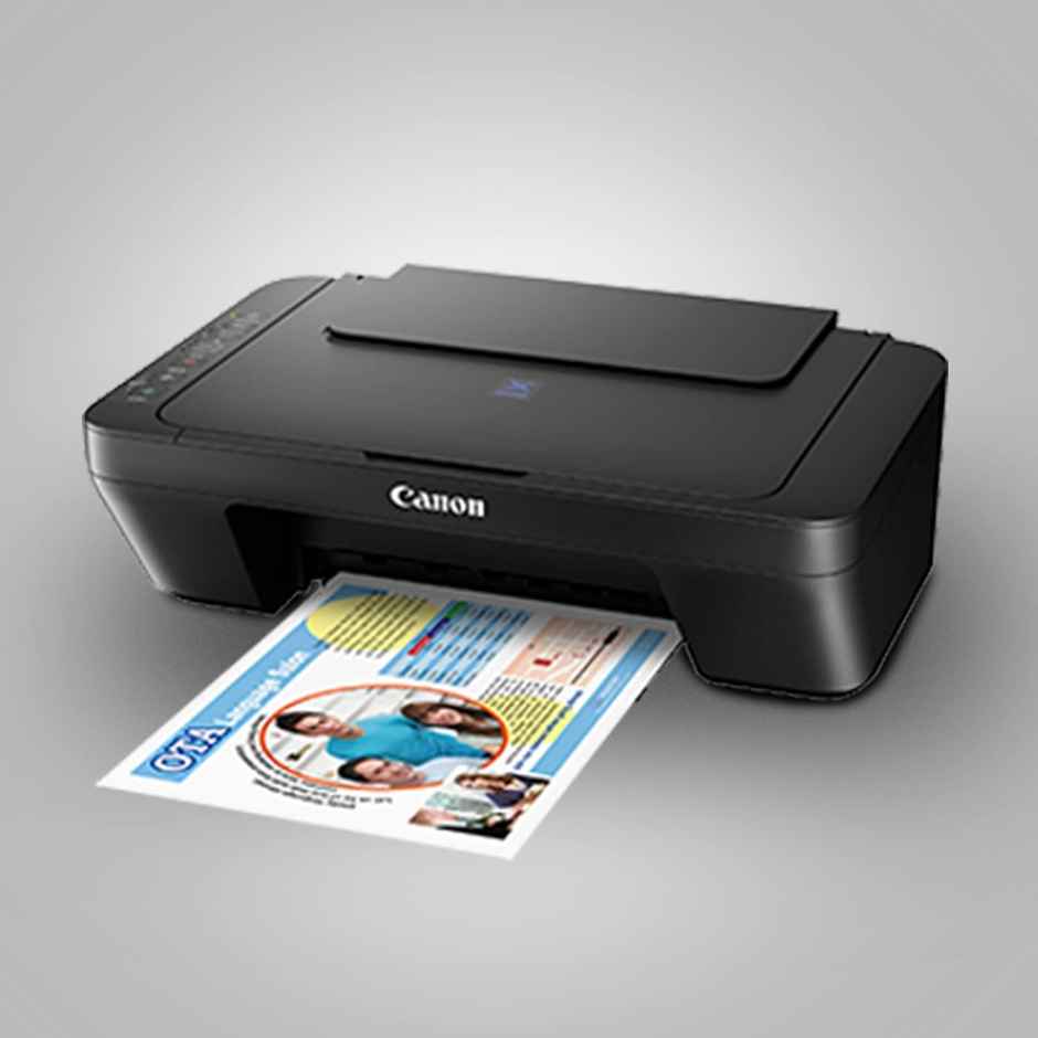 Canon PIXMA E470 All in One (Print, Scan, Copy) WiFi Ink Efficient Colour Printer for Home