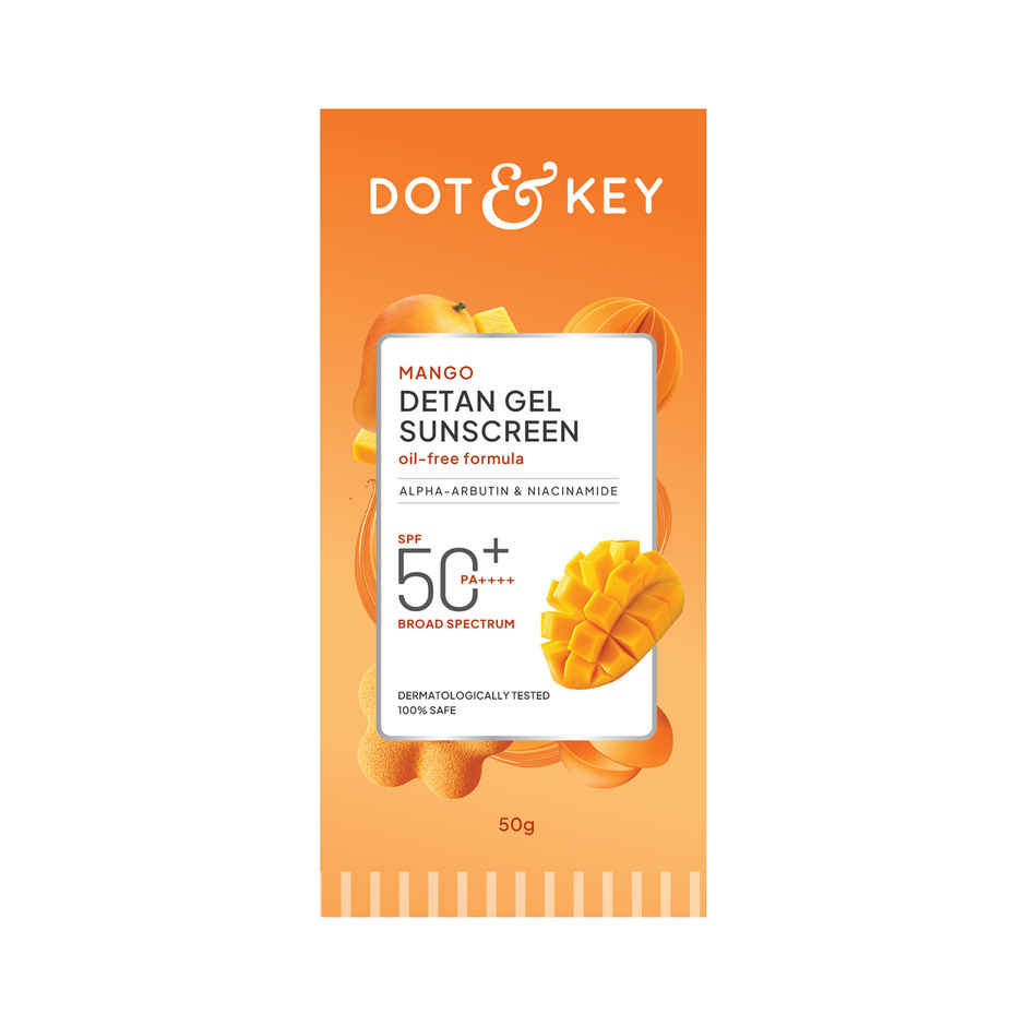 Dot & Key Mango DETAN Gel Sunscreen SPF 50+ PA+++