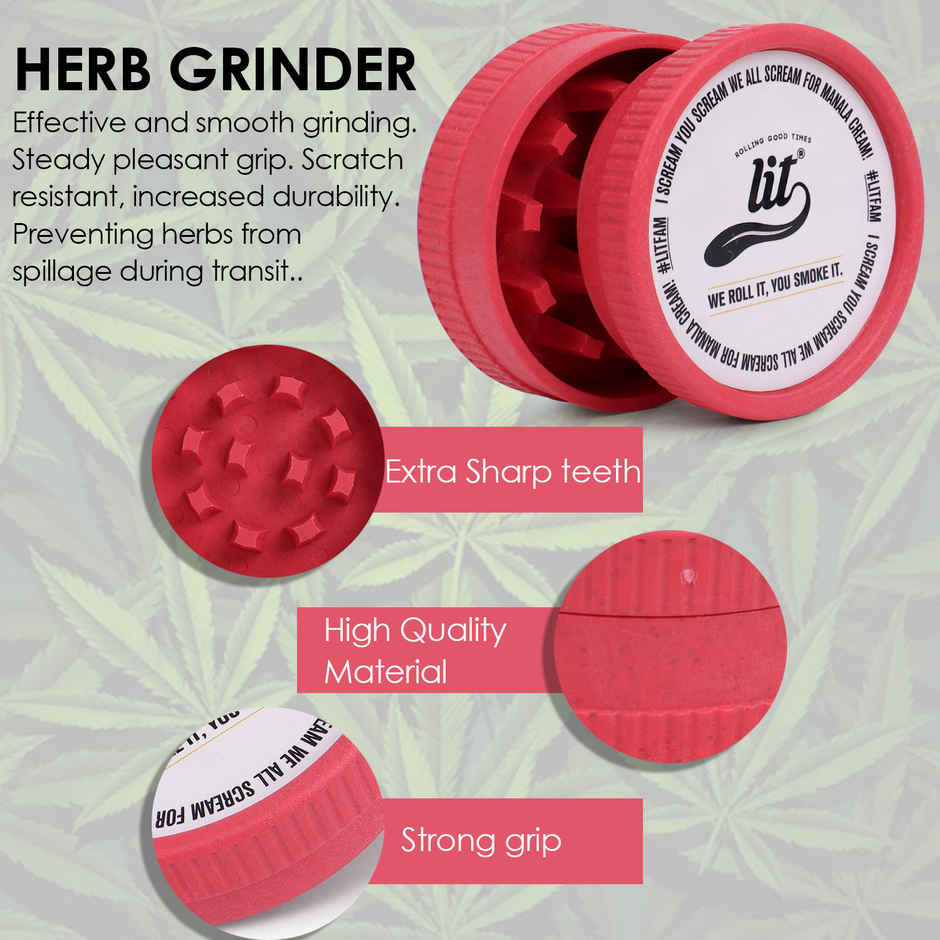 LIT Biodegrable Herb Grinder Crusher