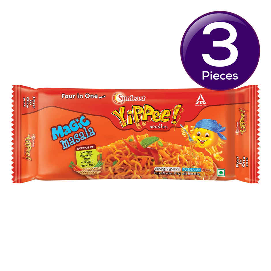 YiPPee! Magic Masala Noodles with Added Veggies - The Better Noodles Combo