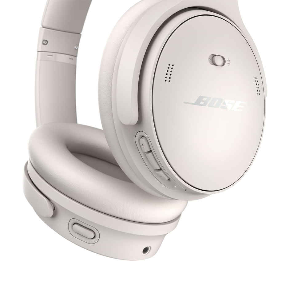 Bose New Quietcomfort Wireless Noise Cancelling Headphones, Bluetooth Over Ear Headphones - White
