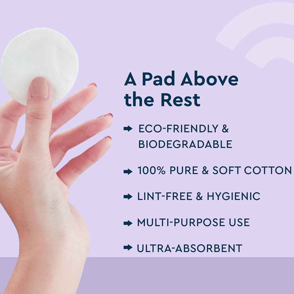 GUBB Cotton Pads | Non Woven - Pack Of 80