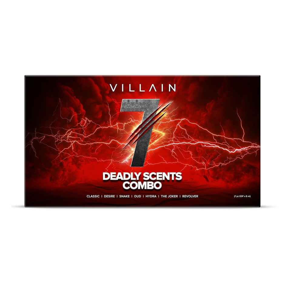 Villain 7 Deadly Scents Trial Pocket Liquid Perfume For Men