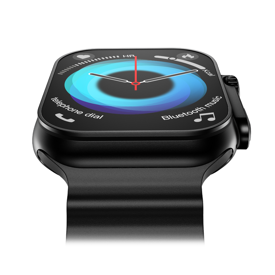 Fire-Boltt DAPPER | 2.1" AMOLED Display | BT Calling - Black