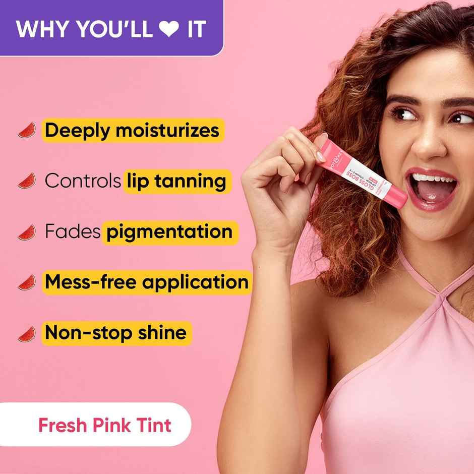 Dot & Key Gloss Boss Tinted Lip Balm SPF 30 Vitamin C + E - Watermelon Rush