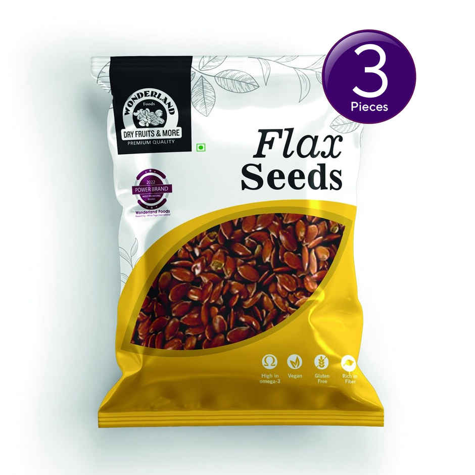 Wonderland Foods Flax Seeds Combo 