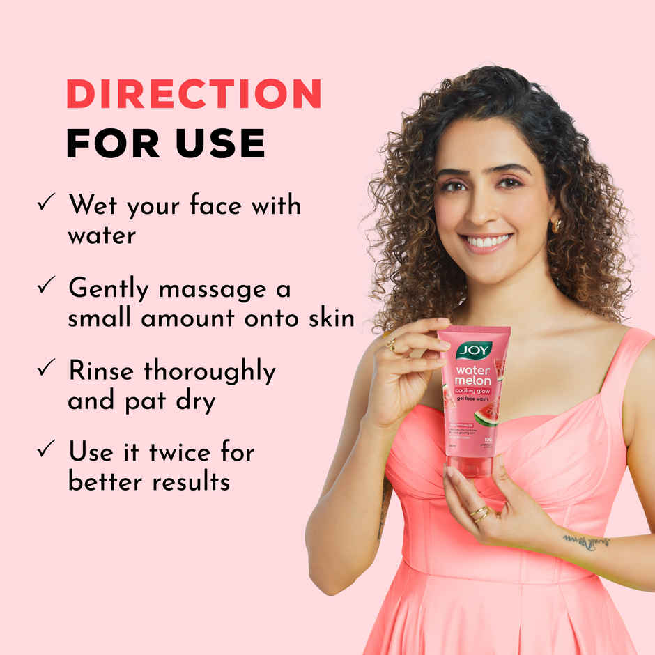 Joy Watermelon Cooling Glow Gel Face Wash