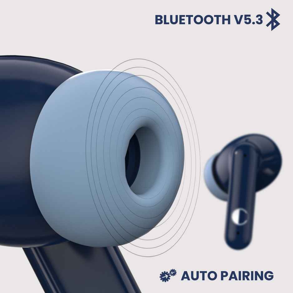 Cellecor Bropods Cb44 Ace TWS 60 Hrs Playtime ENC Low Latency Fast Charging Type-C - Blue