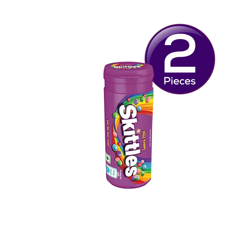 Skittles Wildberry Bite-Size Fruit Flavoured Candy Combo