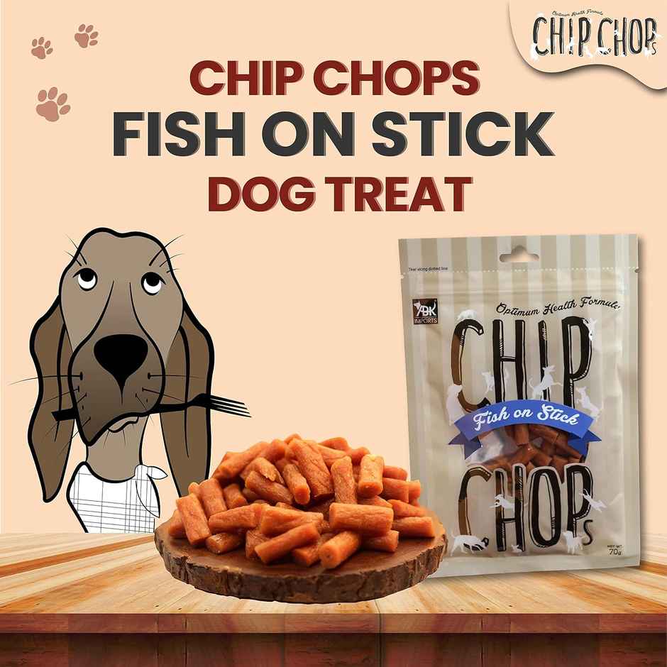 Chip Chops Fish On Stick Dog Treat Combo 