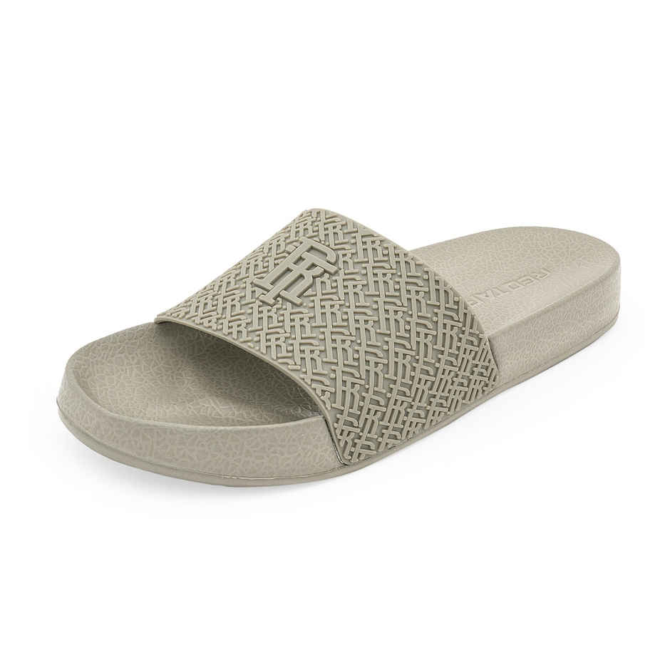 Red Tape Men's Sliders Flip-Flops | Lightweight Comfort | Flexible Support | Beige | Size 6