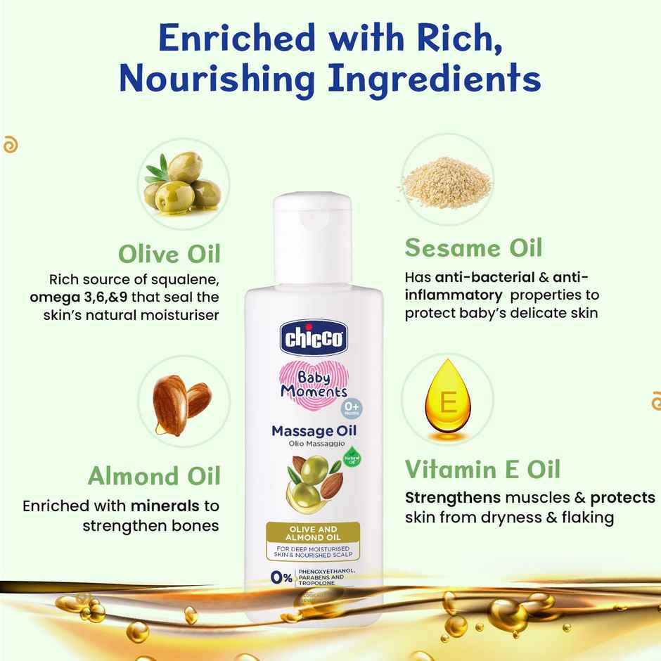Chicco Baby Moments Massage Oil