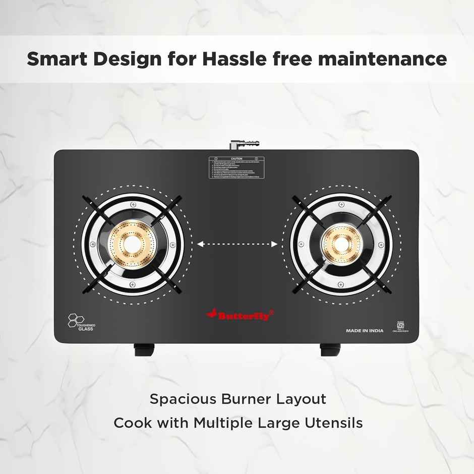 Butterfly Smart 2B Glass Top Stove