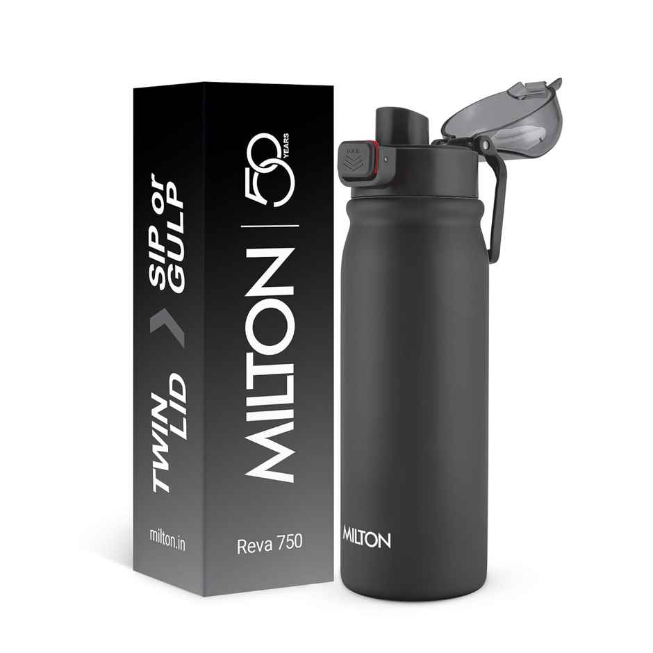 Milton Reva 750 Stainless Steel Water Bottle | Aqua Green - 750 ml
