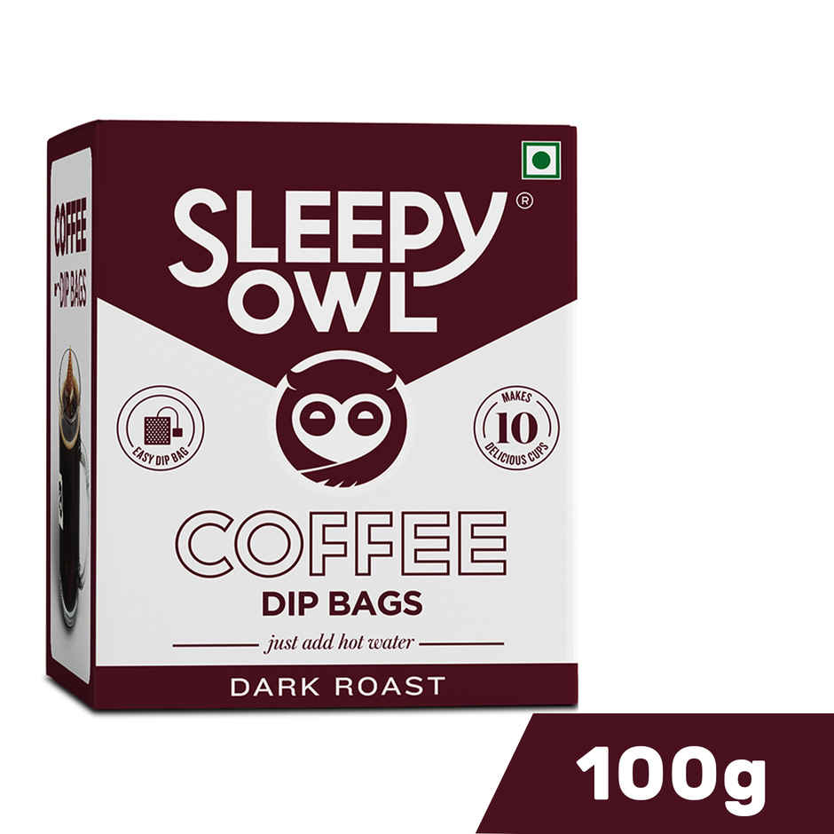 Sleepy Owl Dark Roast Hot Brew Coffee Bags