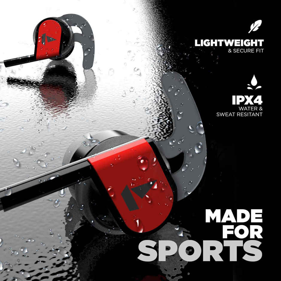 boAt Bassheads 242 Wired Earphones with Super Extra Bass, In-Line Remote & Mic (Black)