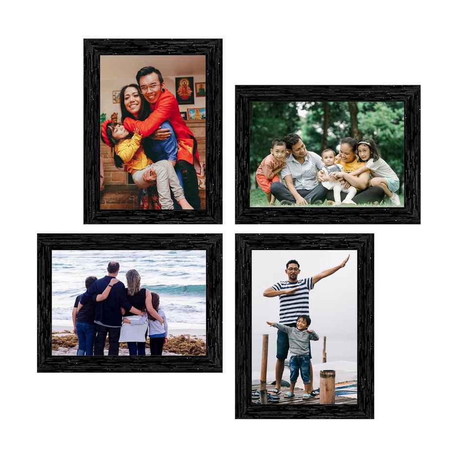 Indianara Set of 4 Hanging Photo Frame with Plexiglass - Four slots for ...