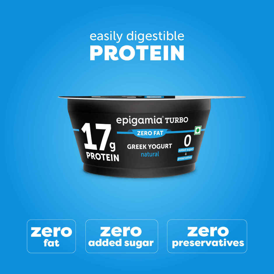 Epigamia 17g Protein Turbo Yogurt Natural
