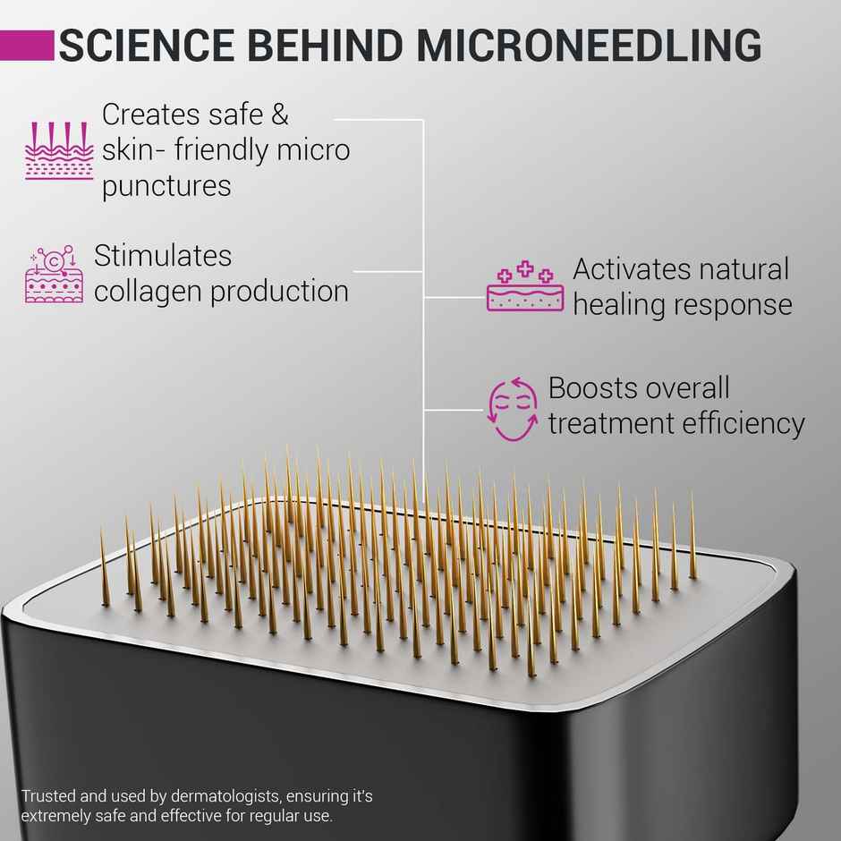 Sotrue Derma Stamp For Hair Growth & Collagen Boost Adjustable Needles - 0.25Mm To 3Mm