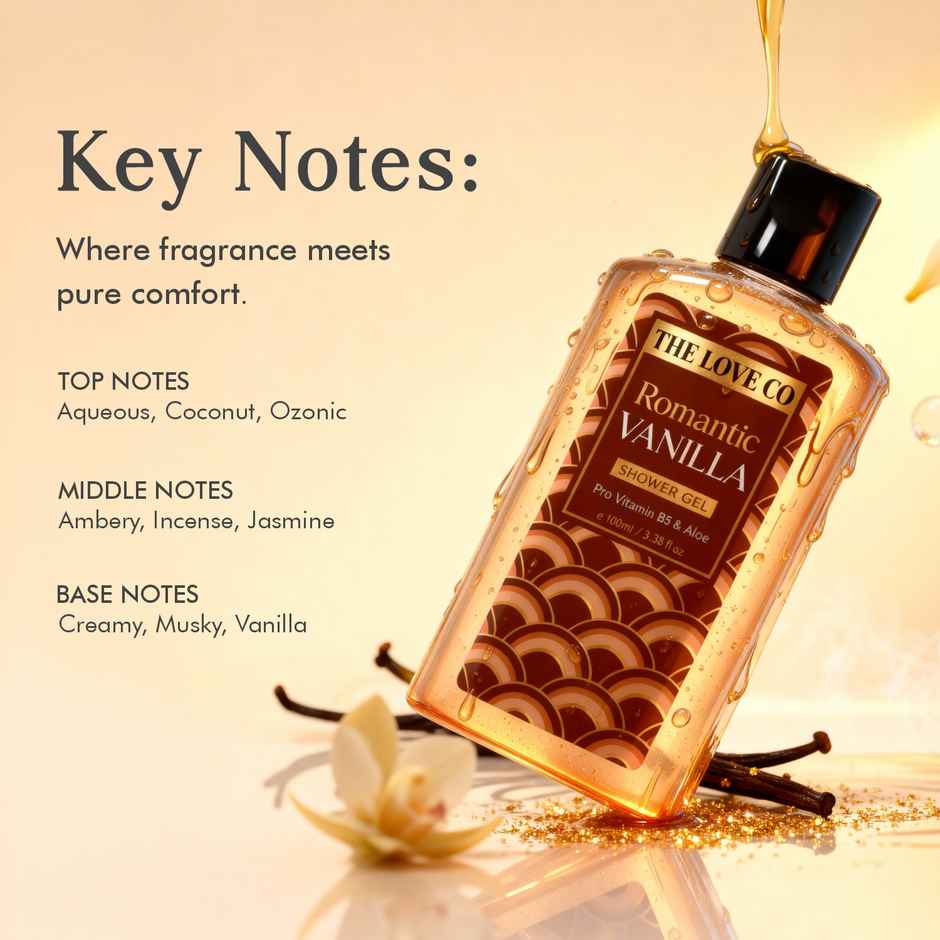 The Love Co Romantic Vanilla Body Wash